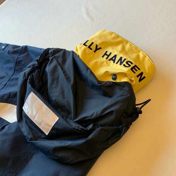 Vintage Helly Hansen nautical jacket navy white yellow size XS - Picture 14 of 16